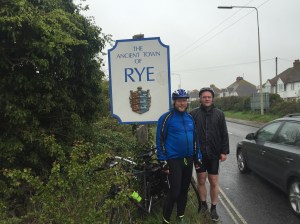 Nick and David in Rye